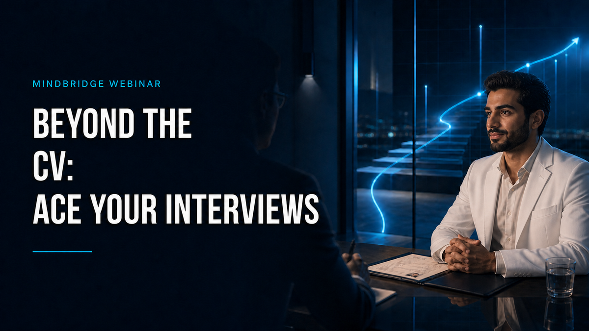 MindxBridge webinar: Beyond the CV, Ace Your Interviews, with an illustrated medical interview