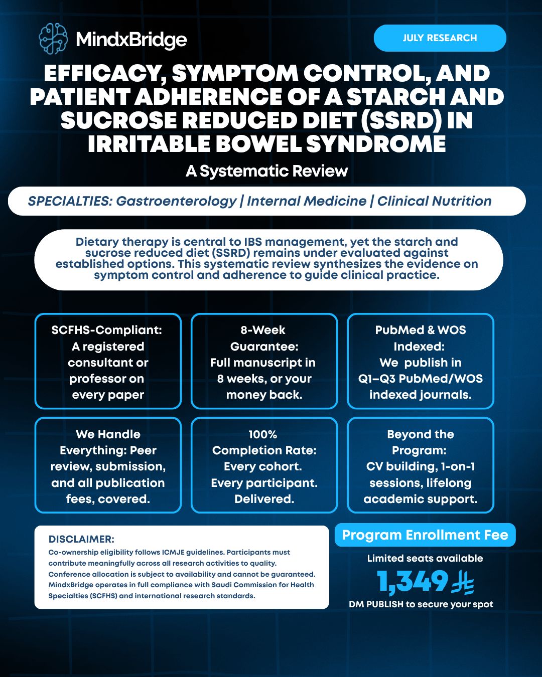 Efficacy, Symptom Control, and Patient Adherence of a Starch- and Sucrose-Reduced Diet (SSRD) in Irritable Bowel Syndrome: A Systematic Review