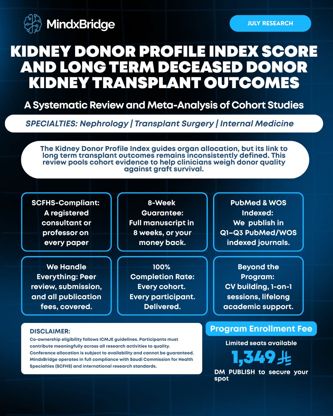 Kidney Donor Profile Index Score and Long-Term Deceased
Donor Kidney Transplant Outcomes: A Systematic Review and
Meta-Analysis of Cohort Studies