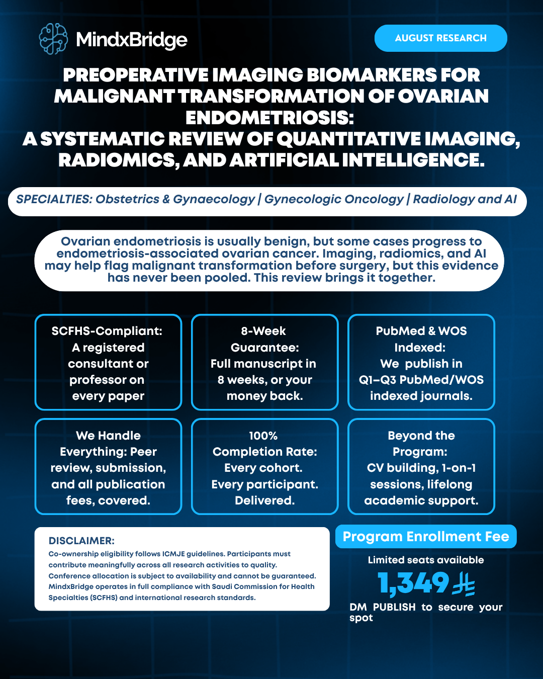 Preoperative Imaging Biomarkers for Malignant Transformation of Ovarian Endometriosis:  A Systematic Review of Quantitative Imaging, Radiomics, and Artificial Intelligence.