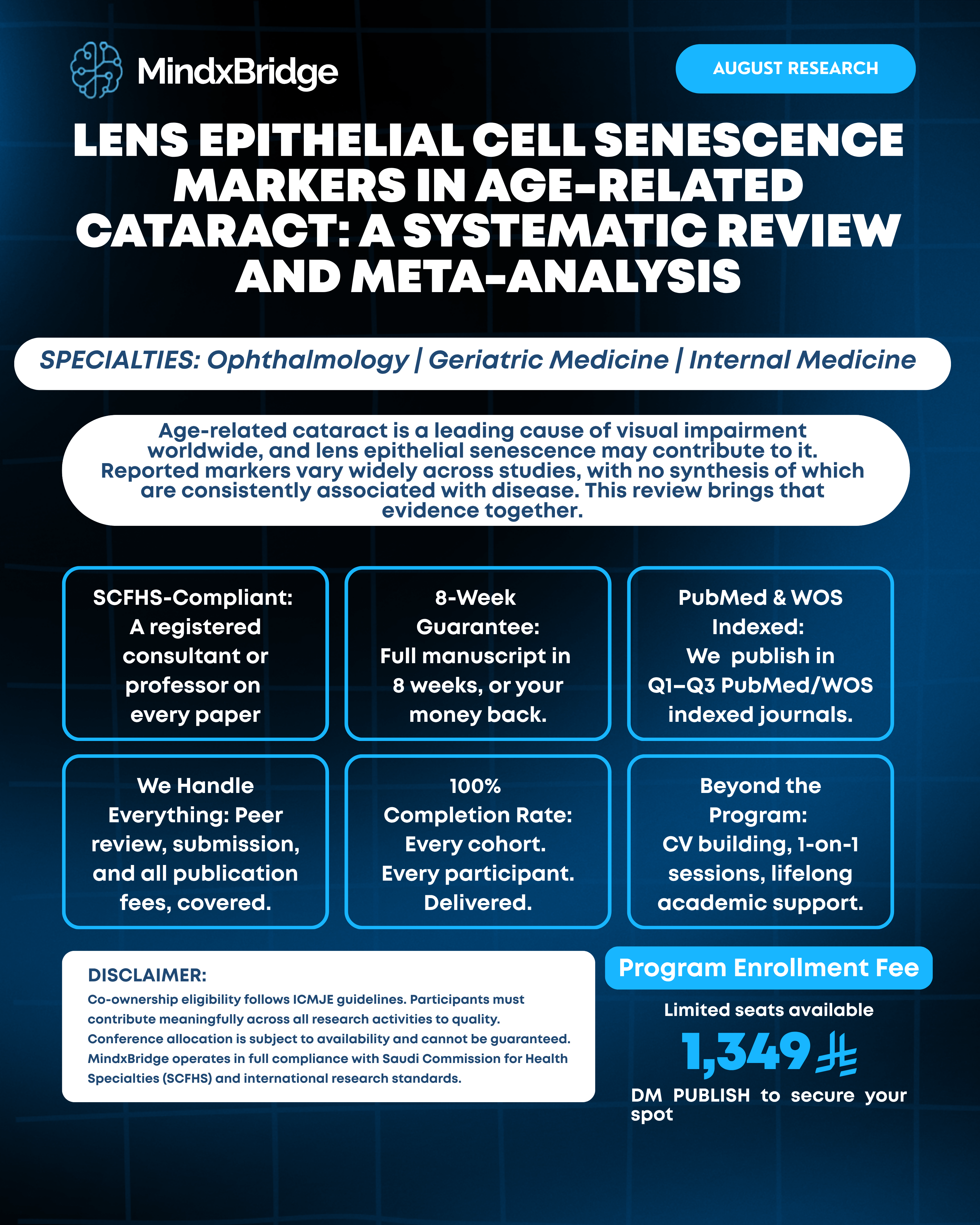 Lens Epithelial Cell Senescence Markers in Age-Related Cataract: A Systematic Review and Meta-Analysis